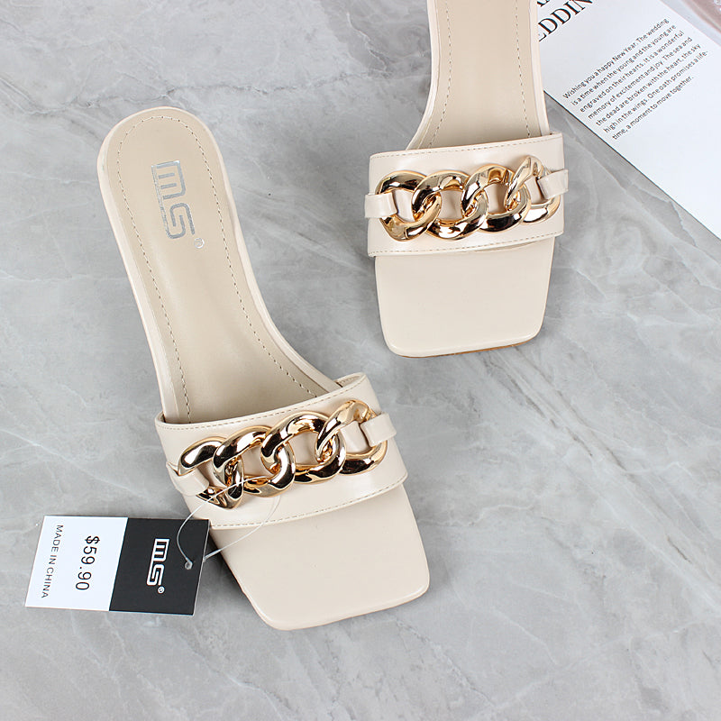 Simple Stiletto Slippers for Women