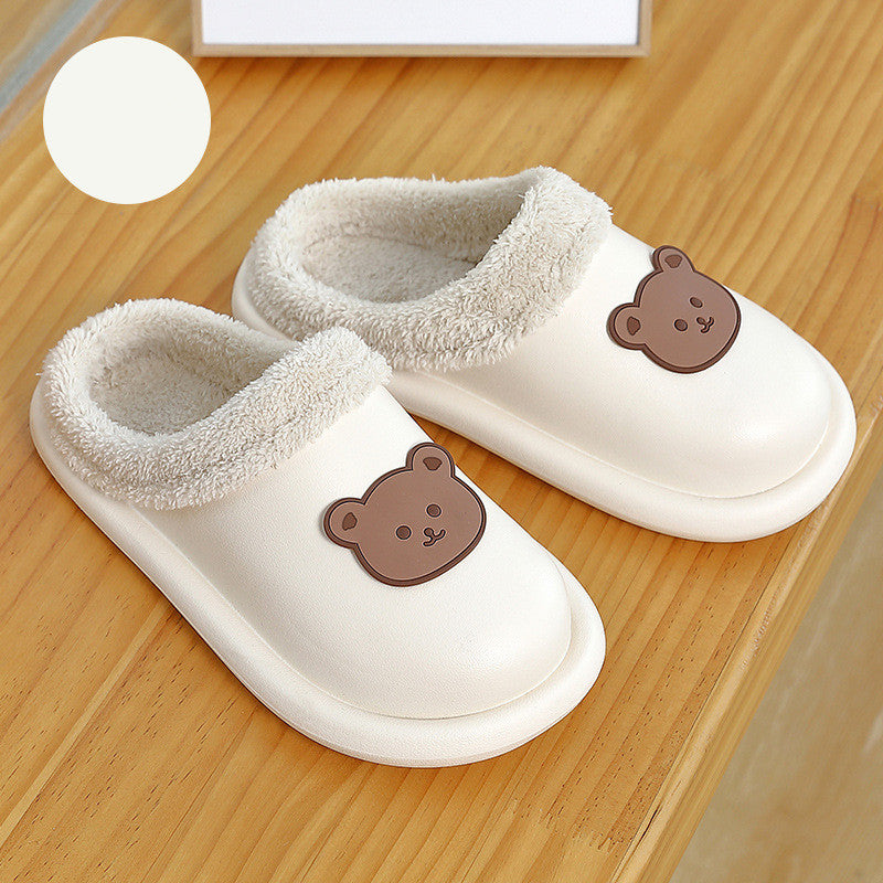 Cute Waterproof Cotton Casual Slippers for Women