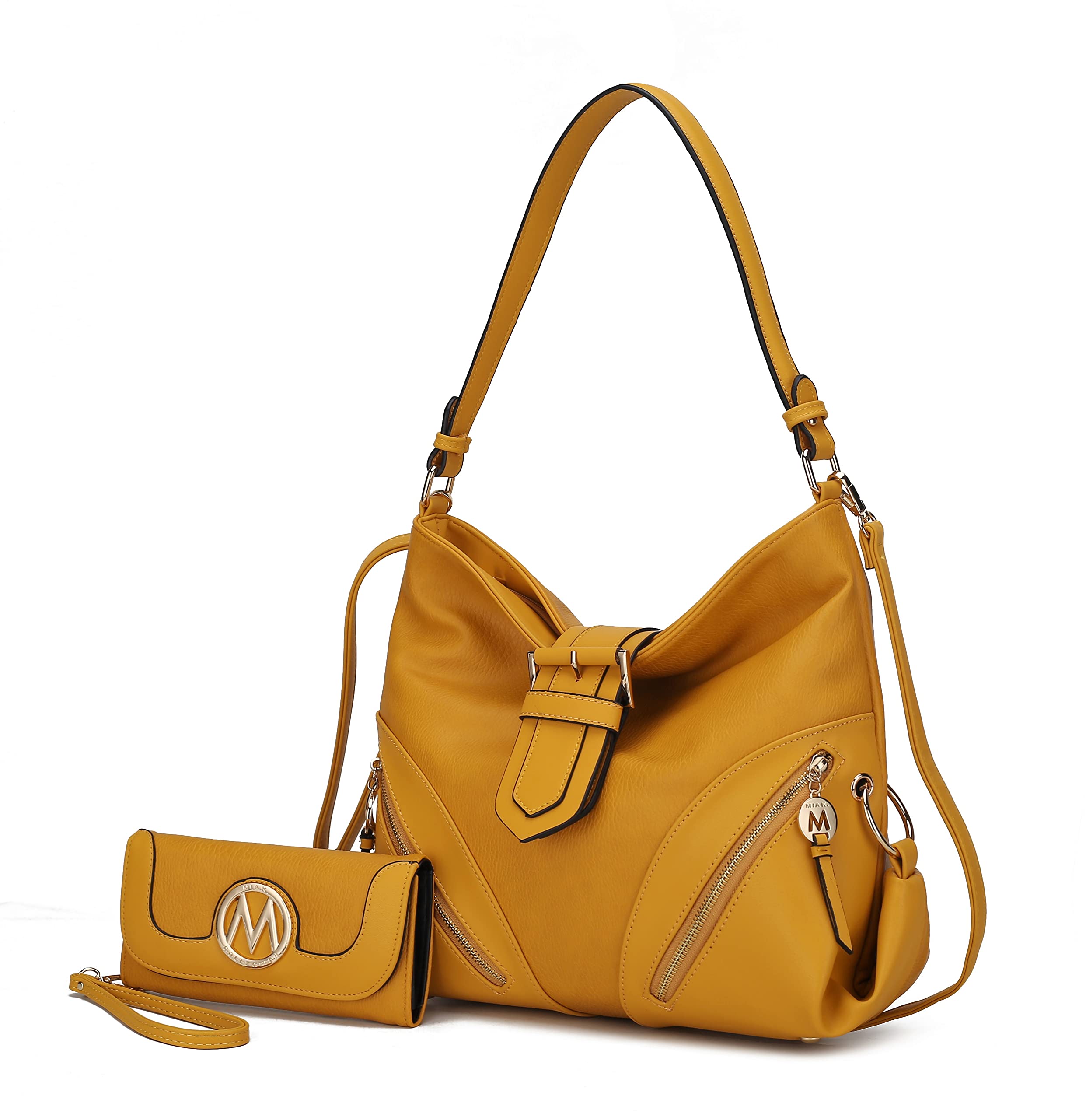 MKF Collection Shoulder Bag for Women Handbag Purse Top-Handle Hobo Bag