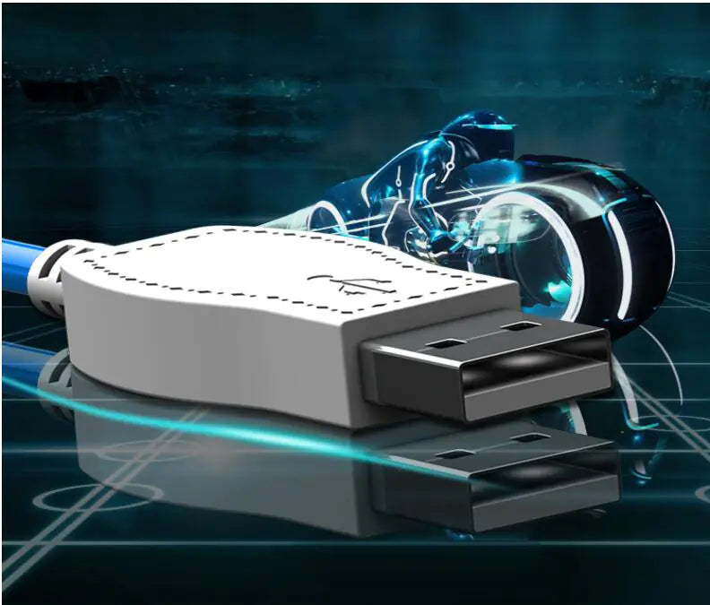 "Glowing Data Cable, Charging Cable, Light-Up Phone Cable"