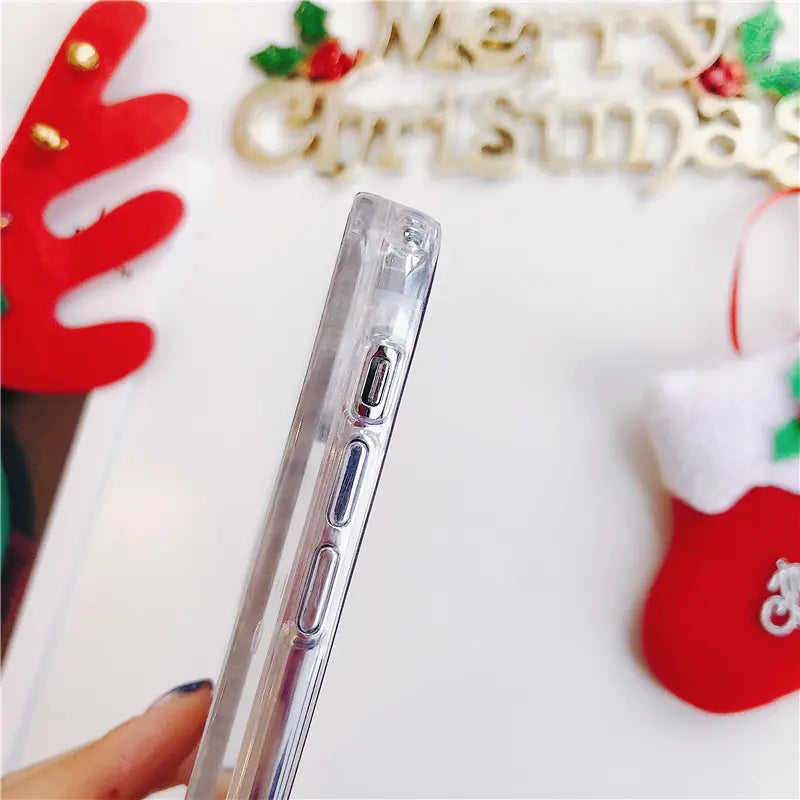 Santa Claus Christmas Tree Phone Case for iPhone & Samsung